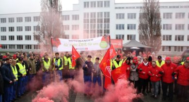 24-Stunden-Streik bei Flender Bocholt!