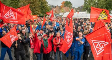 Bocholt: Warnstreik für bessere Kaufkraft und Konjunktur