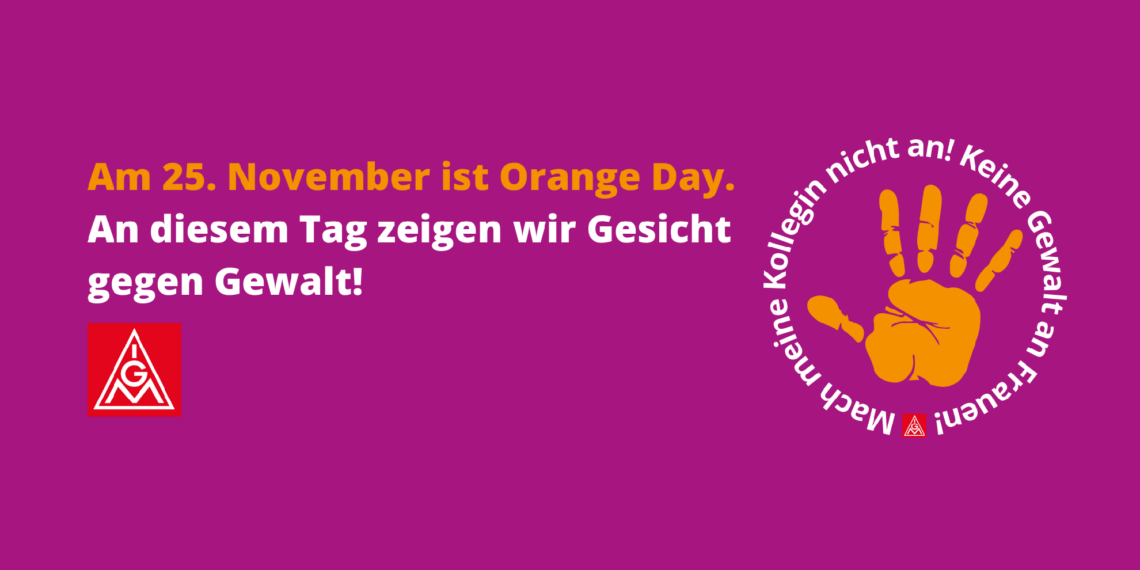 Orange Day – Tag zur Beseitigung von Gewalt gegen Frauen
