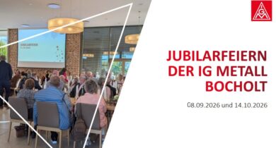 Gemeinsam auf viele Jahre Gewerkschaft zurückblicken