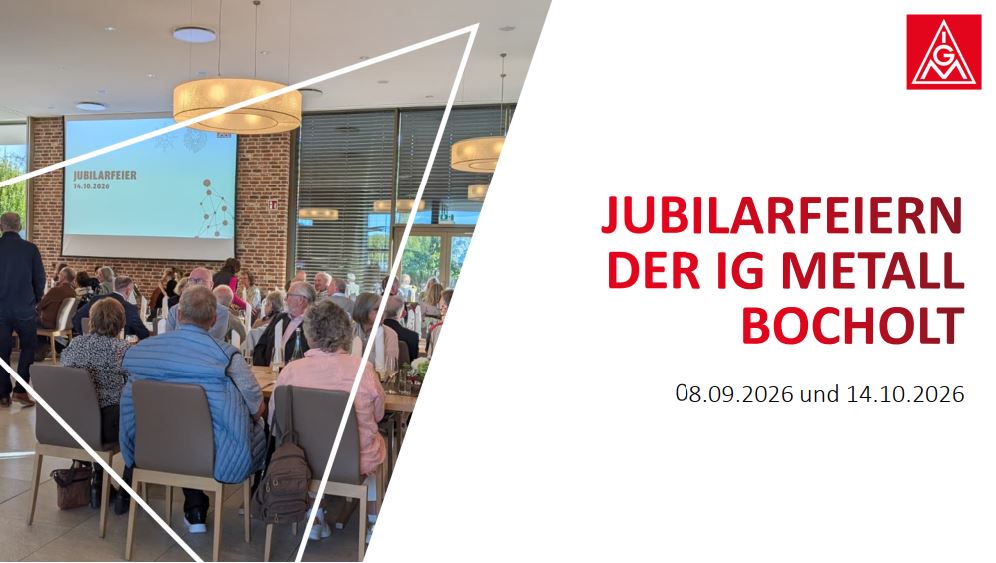 Gemeinsam auf viele Jahre Gewerkschaft zurückblicken